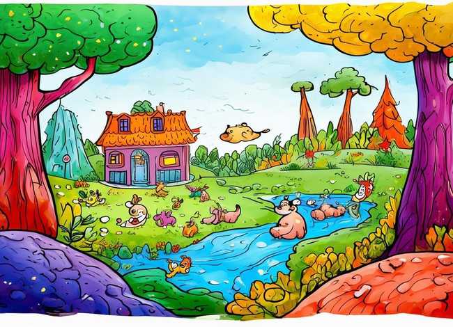 小学生自制童话故事绘本 小学生自制绘本故事简笔画