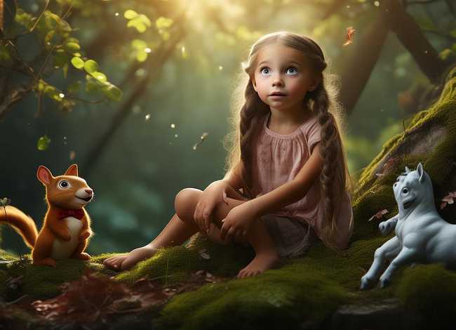 六岁小女孩儿童故事（六岁女孩讲的故事）