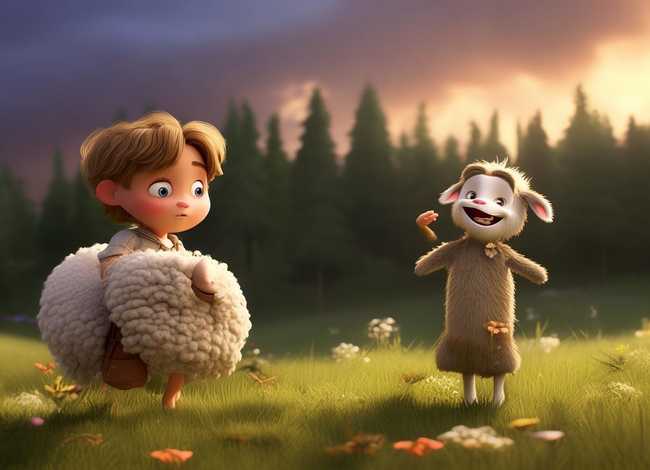 儿童故事小羊与小狼，幼儿故事小羊和狼的故事
