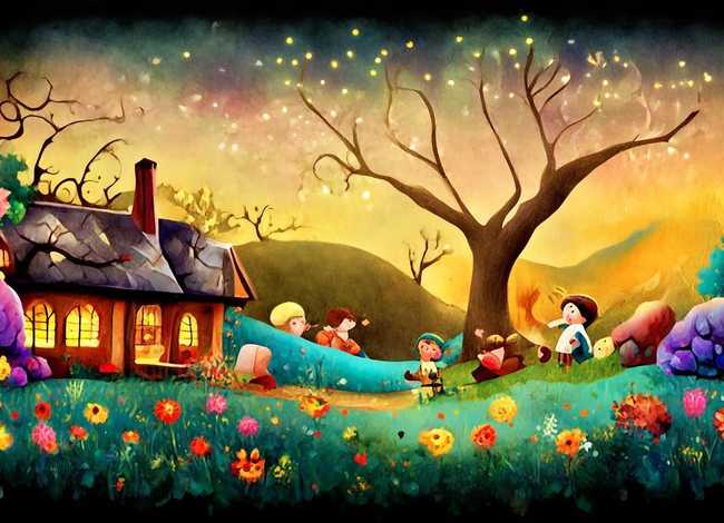 幼儿童话故事绘画，幼儿童话故事绘画图片