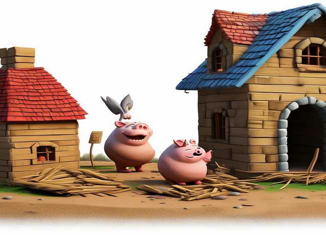 三只小猪盖房子故事、三只小猪盖房子故事免费听
