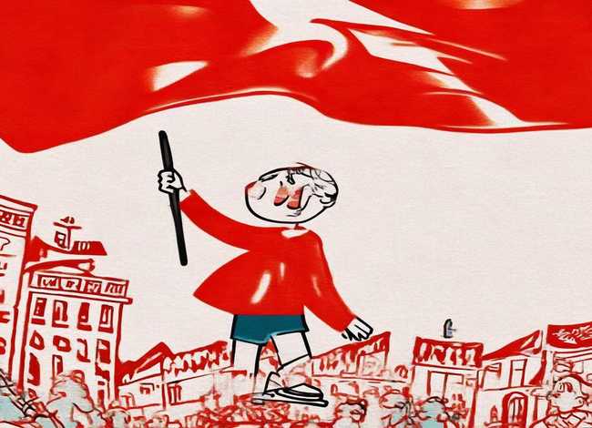 红色革命故事画儿童 - 红色革命故事简笔画 少儿