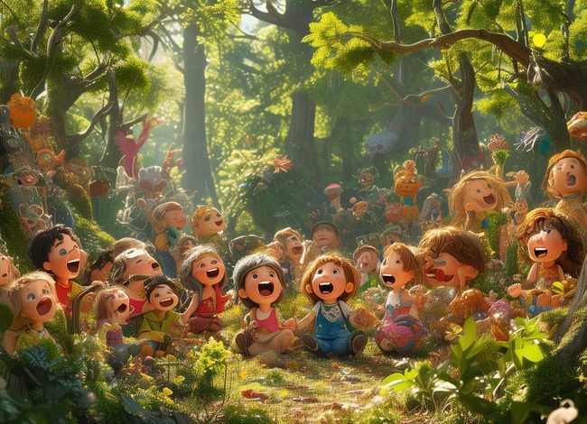 儿童故事森林大聚会 幼儿园大班森林大聚会故事