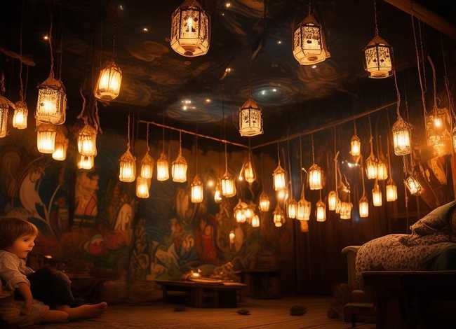 儿童故事大全一亮一暗的灯、幼儿故事一亮一暗的灯