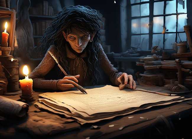 道听途说故事配图、道听途说故事配图怎么画