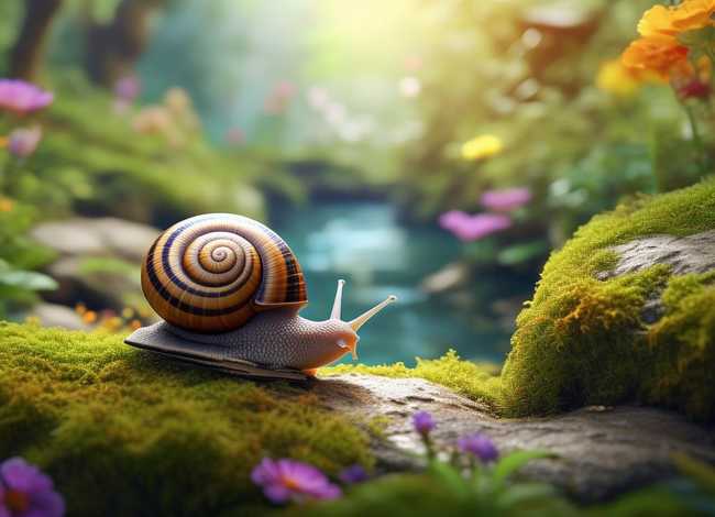 小蜗牛儿童故事绘画 小蜗牛的故事绘本