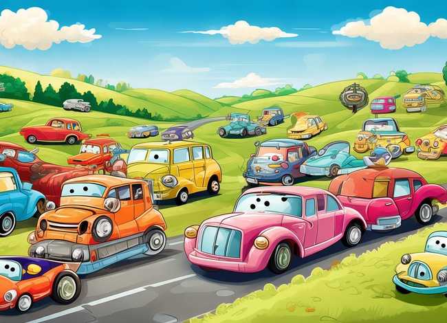 关于汽车的故事书绘本，关于汽车的故事书绘本图片