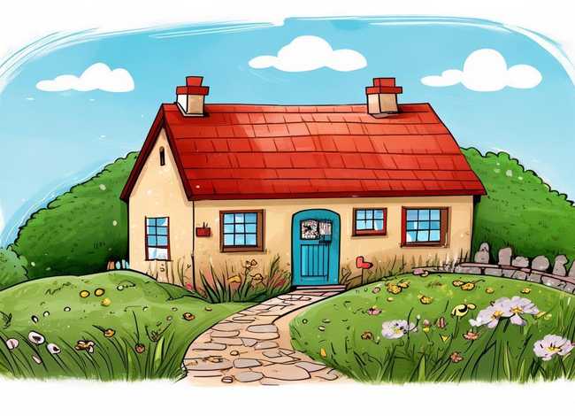 英语插画图片（英语插画图片简单）