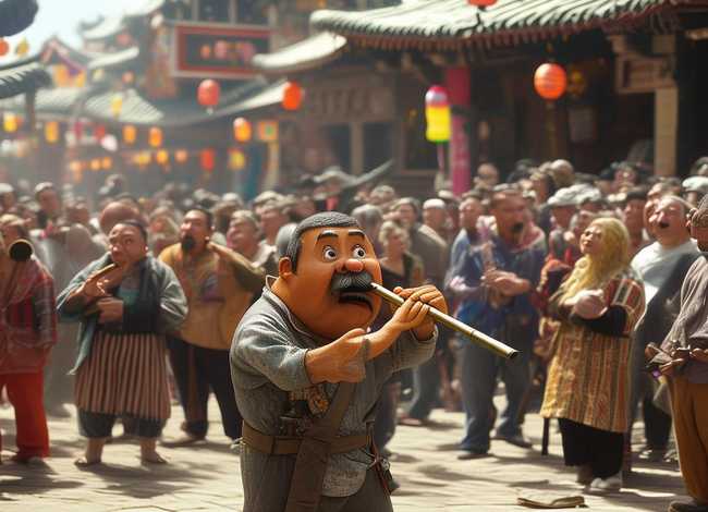 滥竽充数的故事视频表演；滥竽充数的故事动画片视频