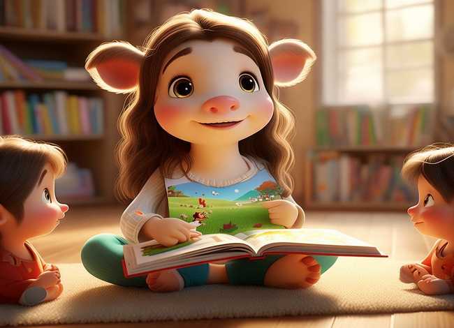 小牛妈妈讲绘本故事（小牛妈妈讲绘本故事内容）