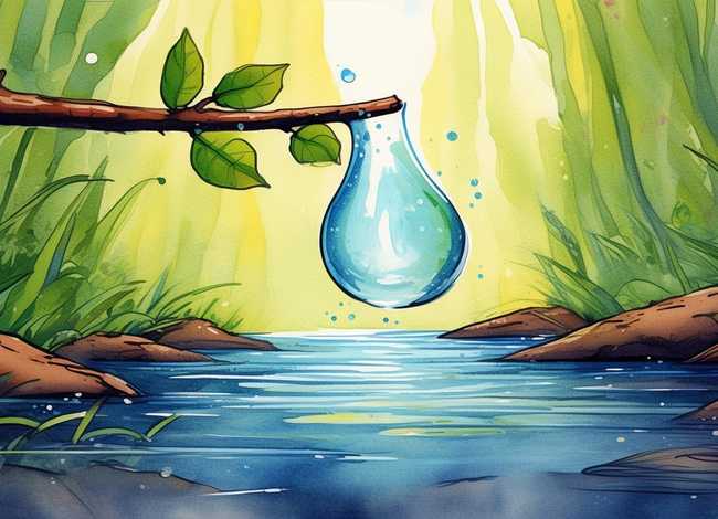 水滴的故事阅读答案；水滴的故事绘本解读