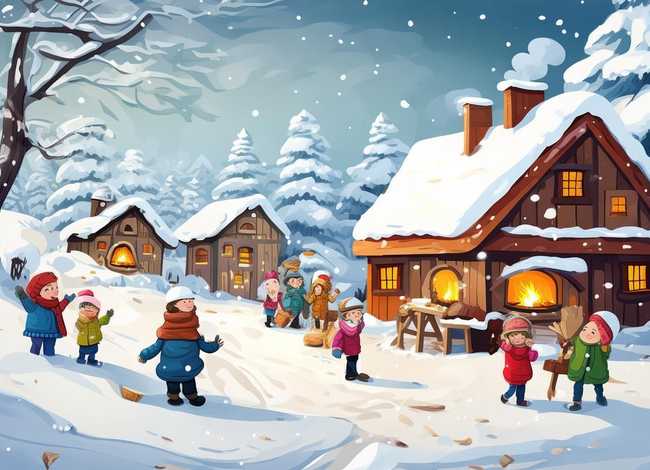 有关冬天下雪的儿童故事 关于冬天下雪的儿歌或童谣