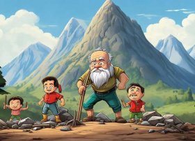愚公移山的故事儿童视频（愚公移山的故事小视频）