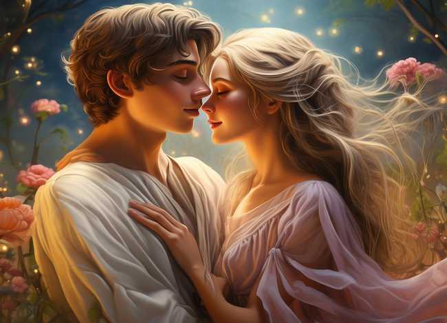 爱情童话故事图片，童话爱情图片唯美 人物