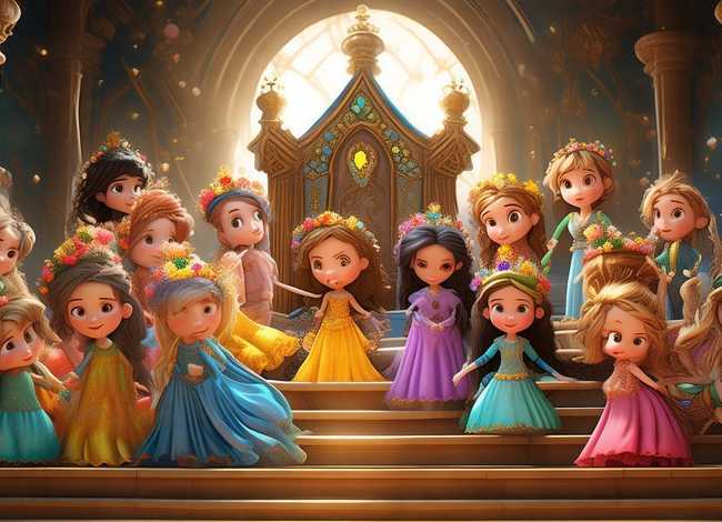 儿童故事国王的13个孩子（故事国王的12个女儿）