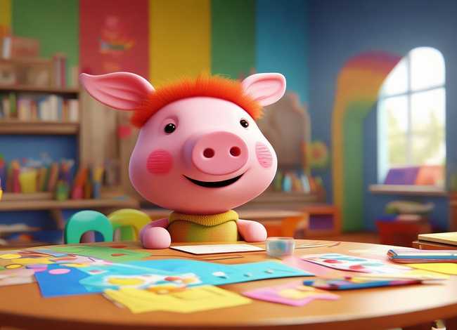 小猪佩奇的画画故事 - 小猪佩奇的画画故事视频