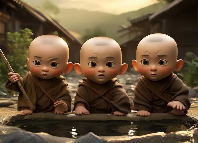 少儿故事三个和尚,少儿故事三个和尚图片 少儿故事三个和尚,少儿故事三个和尚图片
