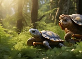乌龟的儿童故事感人 - 乌龟的幼儿故事