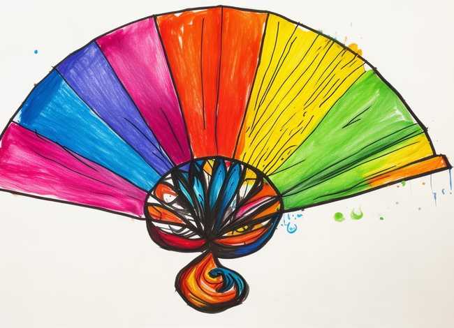 扇子儿童画简笔画图片、扇子儿童画简笔画图片彩色 扇子儿童画简笔画图片、扇子儿童画简笔画图片彩色