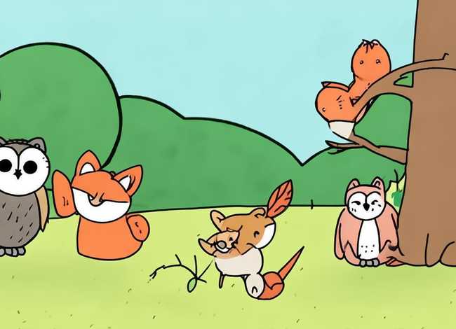 寓言故事画画图片简单；寓言故事画画图片简单大全