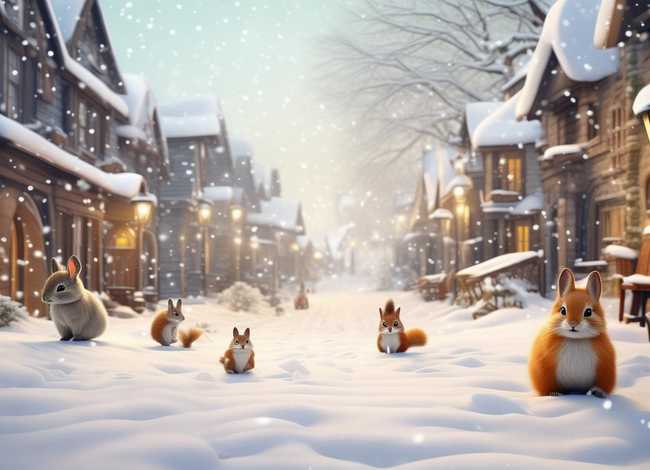 小故事下雪了（故事下雪了小动物的故事下雪）