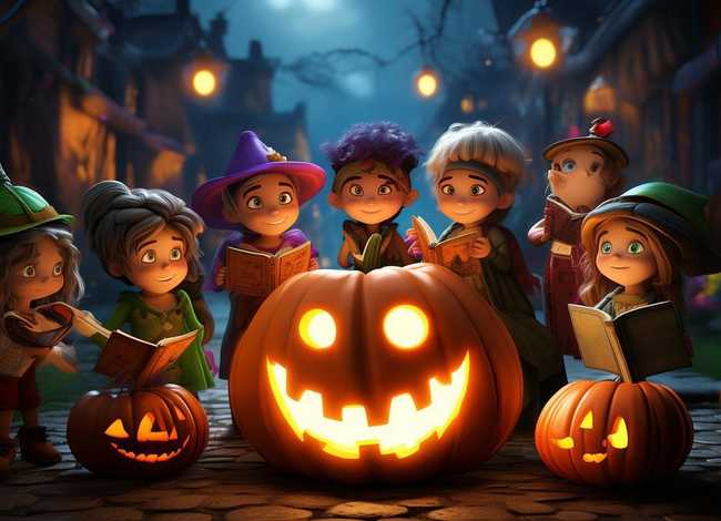 万圣节儿童故事绘本（万圣节的绘本故事）