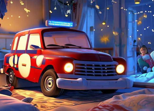 警车的故事儿童版 - 警车的故事 幼儿睡前