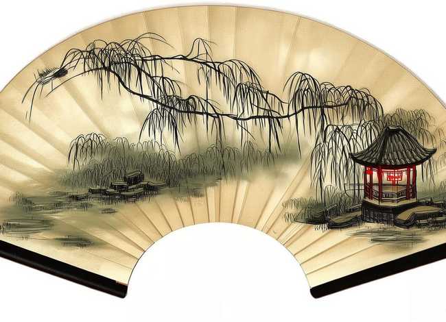 团扇绘画教学视频（团扇画法视频教程）