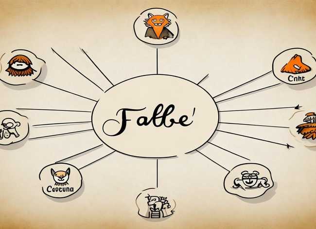 寓言故事思维导图图片简单；寓言故事思维导图图片简单一点