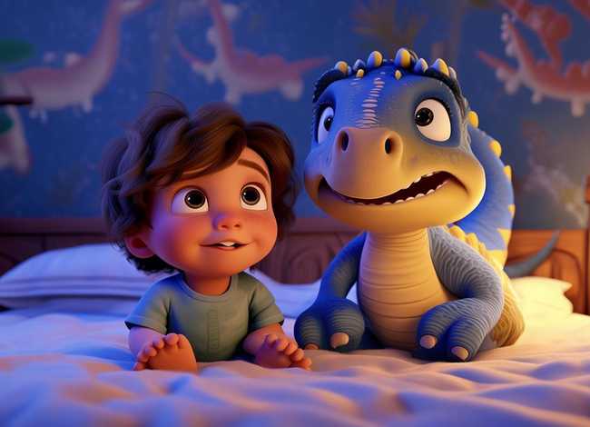 恐龙睡前儿童故事；恐龙幼儿睡前故事