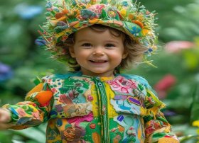 儿童创意环保服装、儿童创意环保服装图片