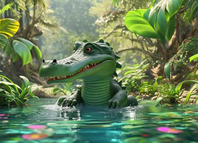 儿童故事大鳄鱼 - 大鳄鱼的故事幼儿故事