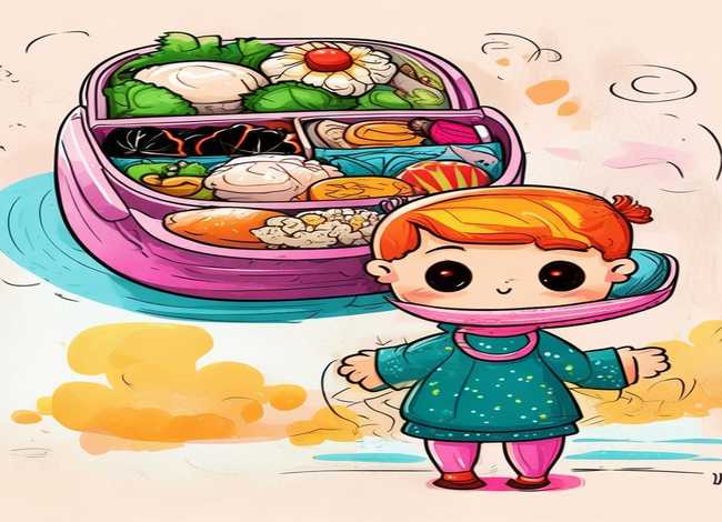 便当儿童版画（便当儿童版画图片）