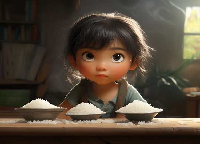 三碗米饭的儿童故事 - 三碗米饭的故事励志故事