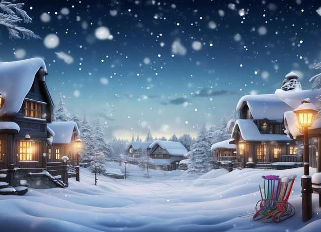 下雪故事视频，下雪了故事视频