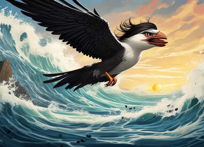 神话故事手抄报精卫填海，神话故事手抄报精卫填海怎么画