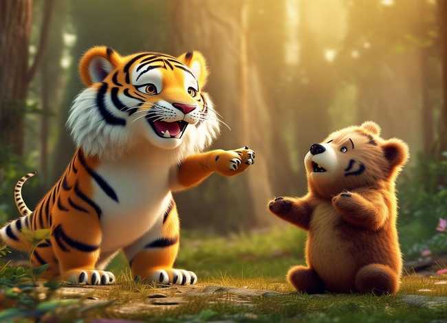 小老虎和小结巴的故事 - 小老虎和小结巴的故事视频