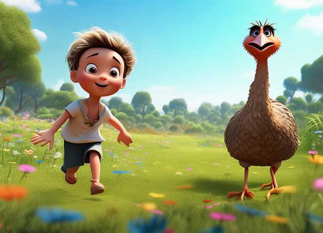 鸵鸟动画儿童故事、鸵鸟幼儿故事 鸵鸟动画儿童故事、鸵鸟幼儿故事