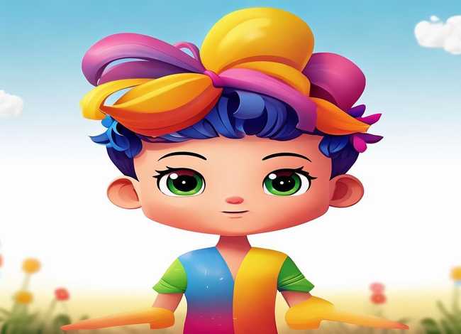 男孩子发型儿童图画，男孩子发型儿童图案