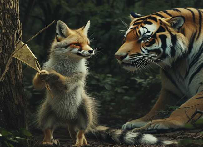 狐假虎威儿童故事文字；故事狐假虎威完整版文字