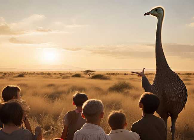 鸵鸟的故事告诉我们（鸵鸟的故事告诉我们什么道理）