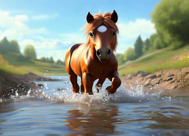 儿童故事小马过河作品赏析，小马过河的故事 幼儿小故事