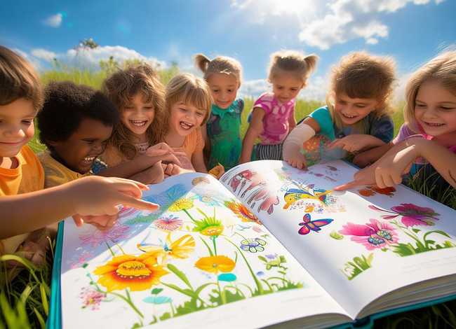 儿童故事春天是一本彩色的书 儿歌春天是一本彩色的书