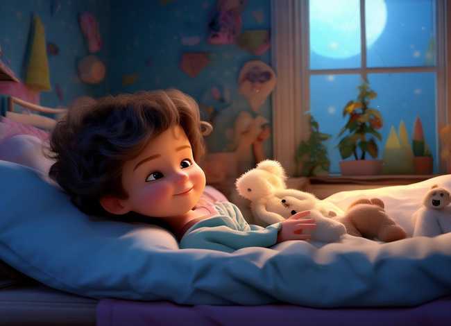 小孩睡觉的故事 - 哄3岁小孩睡觉的故事