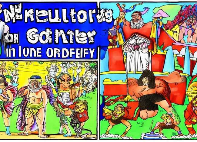 希腊神话故事儿童画四年级 希腊神话故事四年级版手抄报