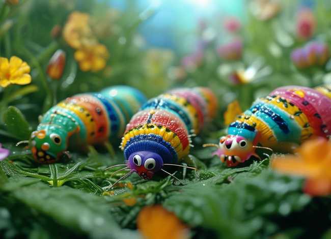 《毛毛虫的故事》（四只毛毛虫的故事）