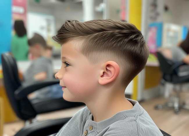 男孩发型儿童学生头，男孩发型儿童学生头发怎么剪