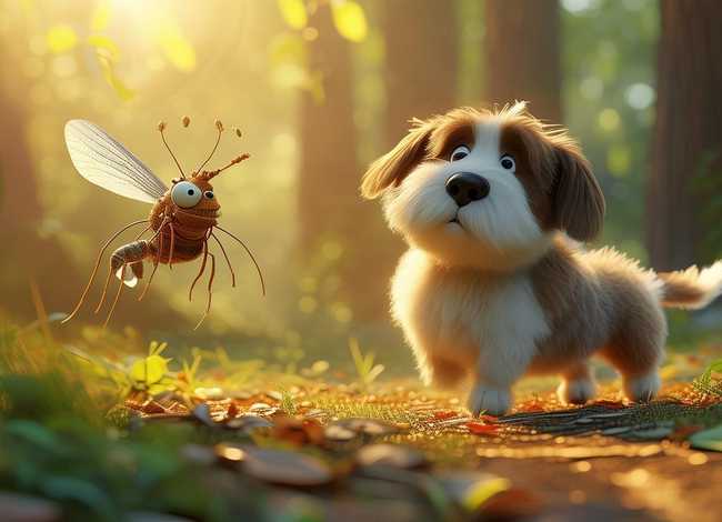 粗心的小蜻蜓儿童故事、粗心的小狗幼儿故事