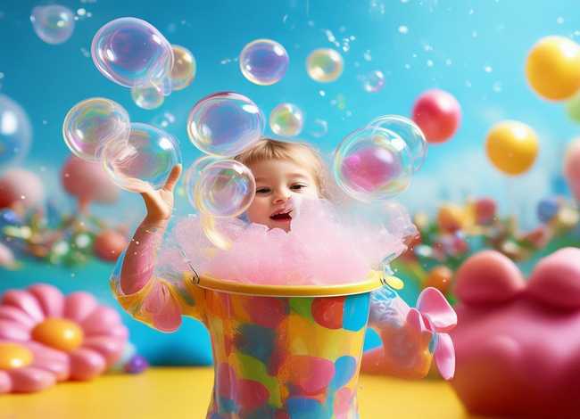 儿童故事泡泡泥、儿童泡泡泥更简单的一些的作品