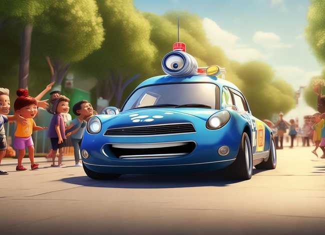 小警车儿童故事 - 幼儿警车故事